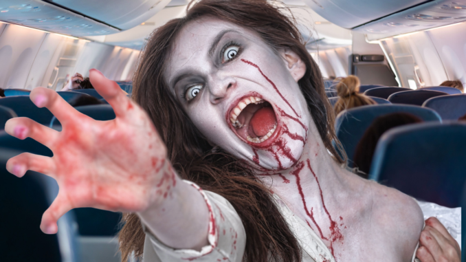 Demonically Possessed Woman Takes Over Flight!