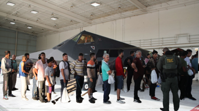 Illegals Being Held In Hangars On Military Bases!