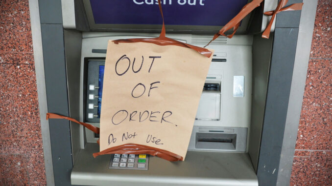 U.S. Government To Freeze All Bank Withdrawals