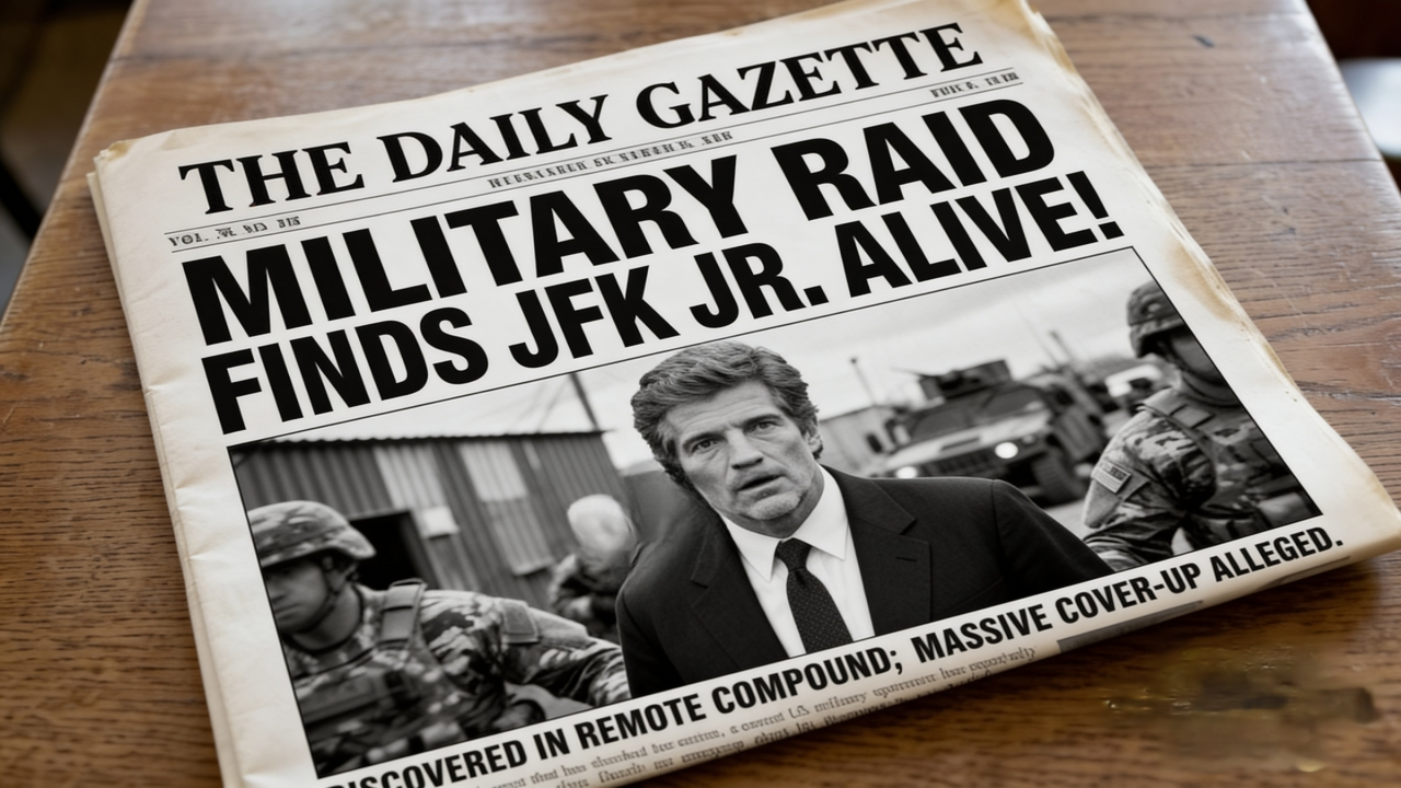 Military Raid Finds JFK Jr. Alive