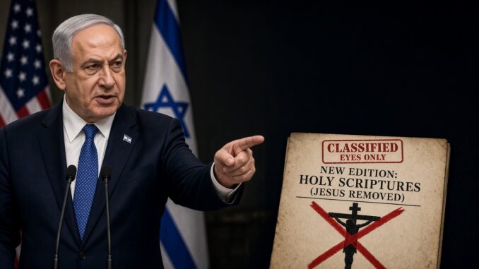 Netanyahu Orders Complete Rewrite Of Bible Without Jesus