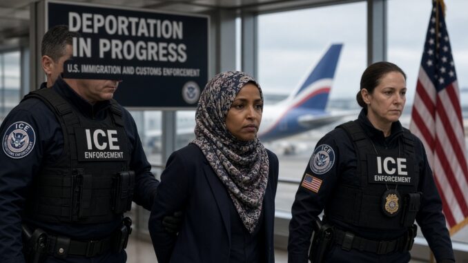 President Trump Highlights ICE FOIA Response Suggesting Ongoing Immigration Proceedings Involving Rep. Ilhan Omar